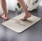 Diatomite Colored Bath Mat