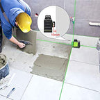 Huepar GF360G-NP 3D Green Beam Self-Leveling Laser