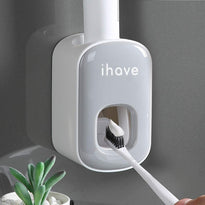 iHave Toothpaste Dispenser Wall Mount for Bathroom Automatic Toothpaste Squeezer