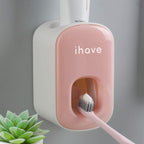 iHave Toothpaste Dispenser Wall Mount for Bathroom Automatic Toothpaste Squeezer
