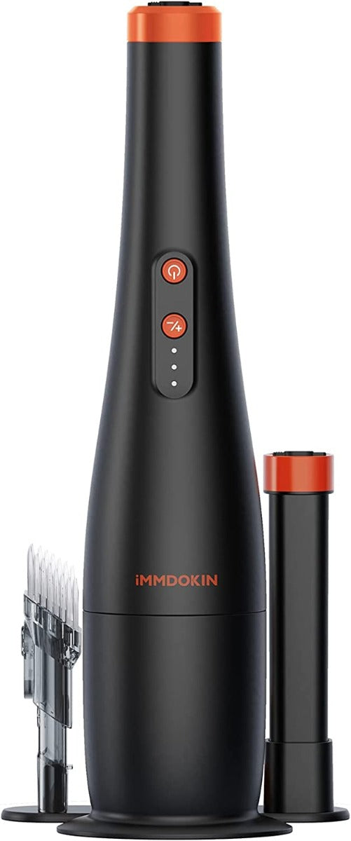 iMMDOKIN Mini Portable 8000Pa Hand Vacuum Cleaner with LED Headlights & Replaceable Battery for Car Interior, Pet Hair, Home, Office Cleaning