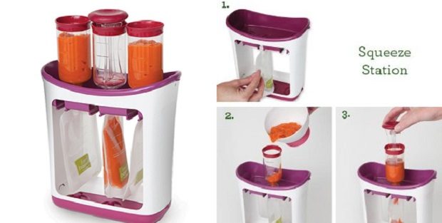 Infantino Squeeze Station - For Convenient Food Pouches