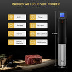 Inkbird Sous Vide Precision Cooker ISV-100W, 1000 Watts Immersion Circulator, Preset Recipes on APP and Thermal Immersion (American Standard)