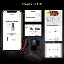 Inkbird Sous Vide Precision Cooker ISV-100W, 1000 Watts Immersion Circulator, Preset Recipes on APP and Thermal Immersion (American Standard)