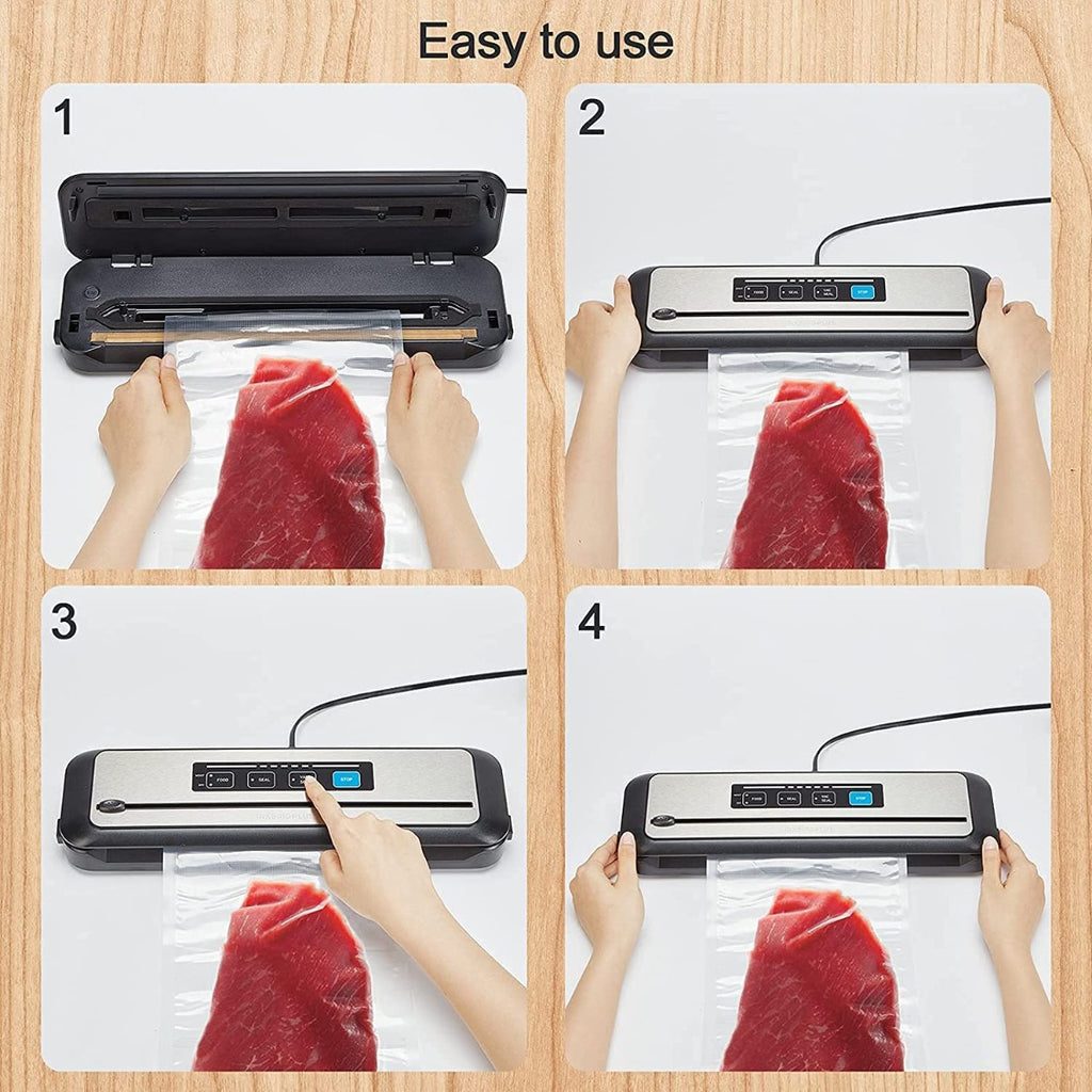 Inkbird WiFi Sous-Vide-Machine & Vacuum Sealer Machine 1000W w/ Recipes on APP Precision Cooker with Starter Kit