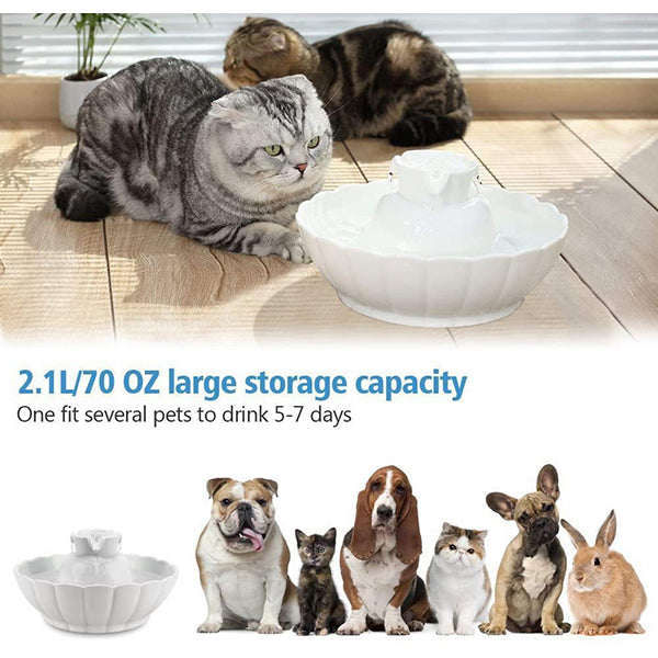 Ceramic Pet Drinking Fountain
