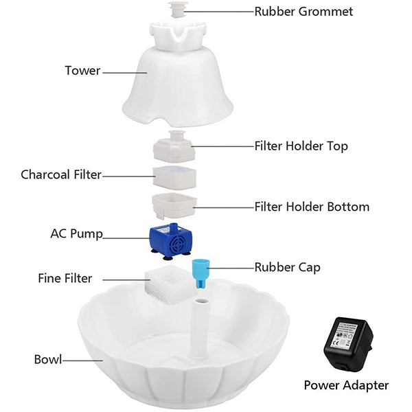 Ceramic Pet Drinking Fountain