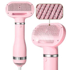 iPettie Pet Hair Dryer with Slicker Brush & 3 Heat Settings