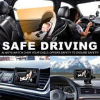 Itomoro Baby Car Camera with HD Night Vision Function, Reusable Sucker Bracket, Wide View, 12V Cigarette Lighter, Easily Observe the Baby’s Move