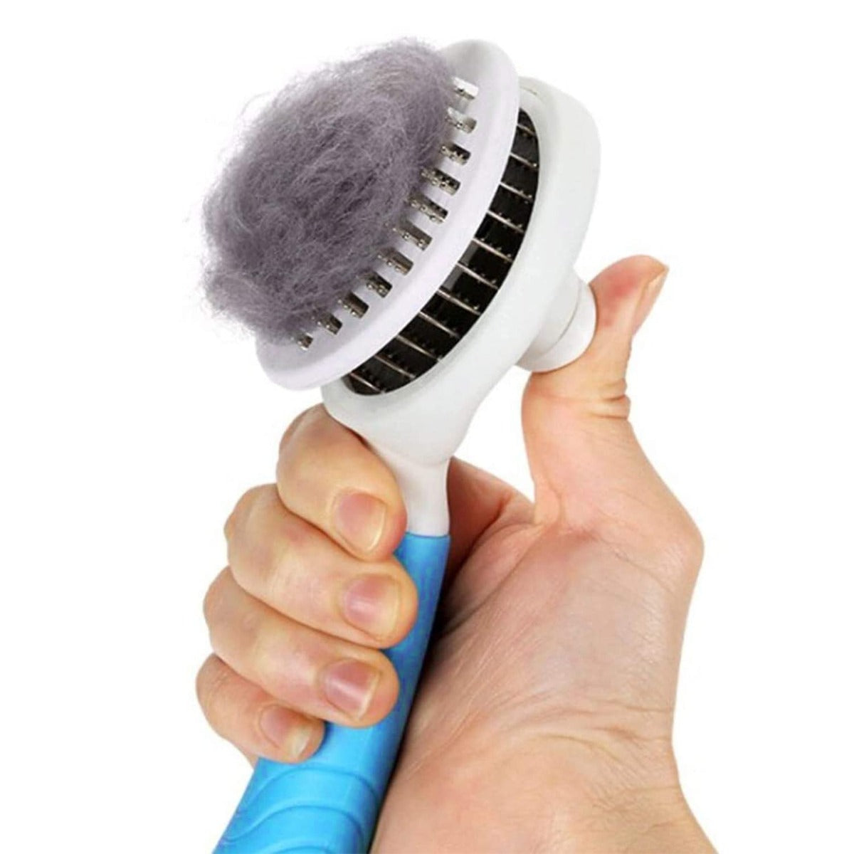ItPlus Self Cleaning Grooming Slicker Brush for Cats and Dogs