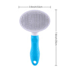 ItPlus Self Cleaning Grooming Slicker Brush for Cats and Dogs