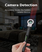 Jepwco G8 Elite RF Detector (Rec), Portable Wireless Hidden Camera Detectors with 12 Levels Sensitivity Elite