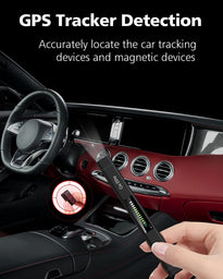 Jepwco G8 Elite RF Detector (Rec), Portable Wireless Hidden Camera Detectors with 12 Levels Sensitivity Elite