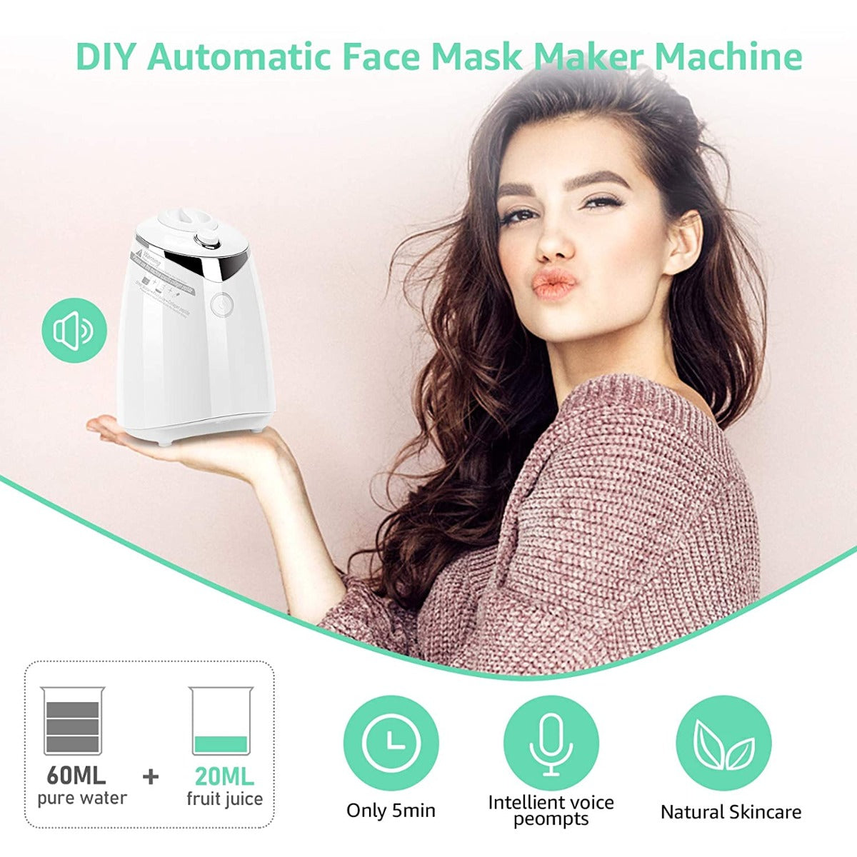 JJ.Yoma Facial Cream Maker Machine with Human Voice Reminder
