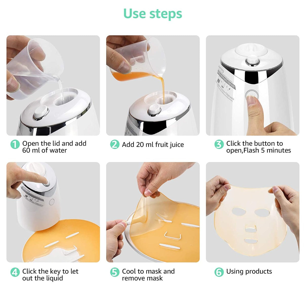 JJ.Yoma Facial Cream Maker Machine with Human Voice Reminder