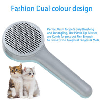 Jopool Self Cleaning Grooming Slicker Brush for Cats and Dogs