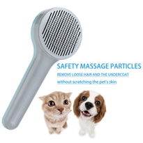 Jopool Self Cleaning Grooming Slicker Brush for Cats and Dogs
