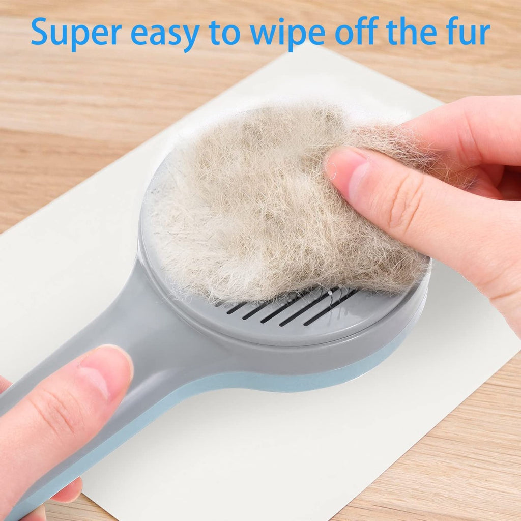 Jopool Self Cleaning Grooming Slicker Brush for Cats and Dogs