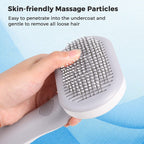 Jumitcx Self Cleaning Grooming Slicker Brush for Cats and Dogs