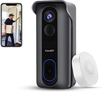 [Upgraded] Wireless WiFi Video Doorbell Camera - KAMEP