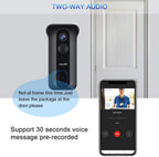 [Upgraded] Wireless WiFi Video Doorbell Camera - KAMEP