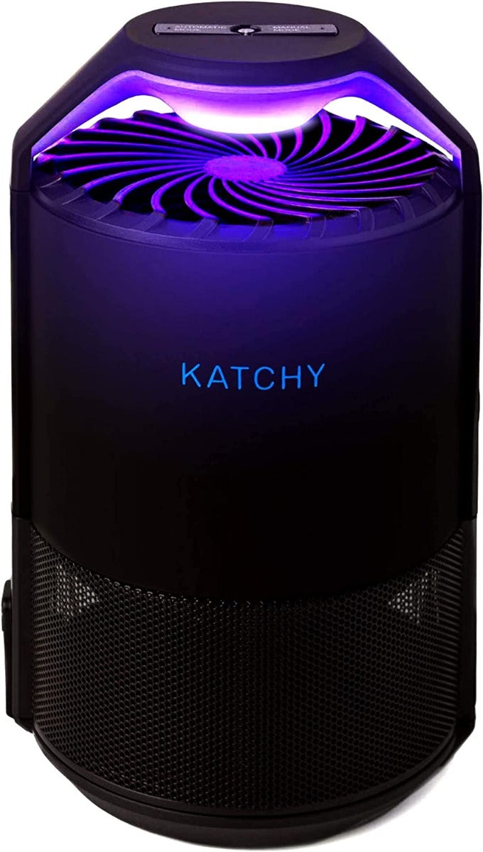 Katchy Automatic Indoor Insect and Flying Bugs Trap with UV Light Fan, Sticky Glue Boards, No Zapper, Light Sensor