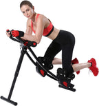 KESHWELL Ab Machine, Foldable Core Abs Workout Equipment for Home Gym for Women & Men, Height Adjustable Strength Training Abdominal Cruncher