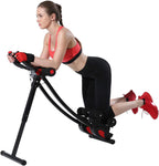 KESHWELL Ab Machine, Foldable Core Abs Workout Equipment for Home Gym for Women & Men, Height Adjustable Strength Training Abdominal Cruncher