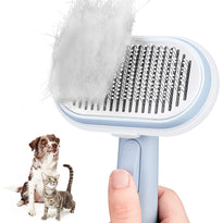 LAVBELLA Self Cleaning Grooming Slicker Brush for Cats and Dogs