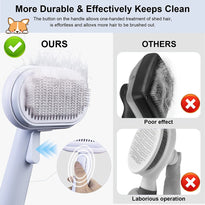 LAVBELLA Self Cleaning Grooming Slicker Brush for Cats and Dogs