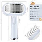 LAVBELLA Self Cleaning Grooming Slicker Brush for Cats and Dogs