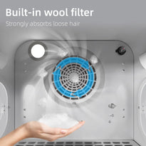 Leconchef Pet Hair Dryer Box for Pet Grooming, Fast Drying, Adjustable Temperature &Time