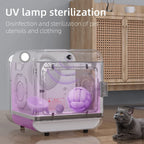 Leconchef Pet Hair Dryer Box for Pet Grooming, Fast Drying, Adjustable Temperature &Time