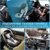 LeeKooLuu LK12 Baby Car Camera HD 1080P Monitor Rear Facing Seat, View Infant Crystal Night Vision