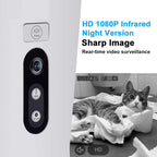 LeeKooLuu Automatic Cat Feeders 2.4G WiFi, HD 1080P Video Camera, Timer Bowl & APP Control