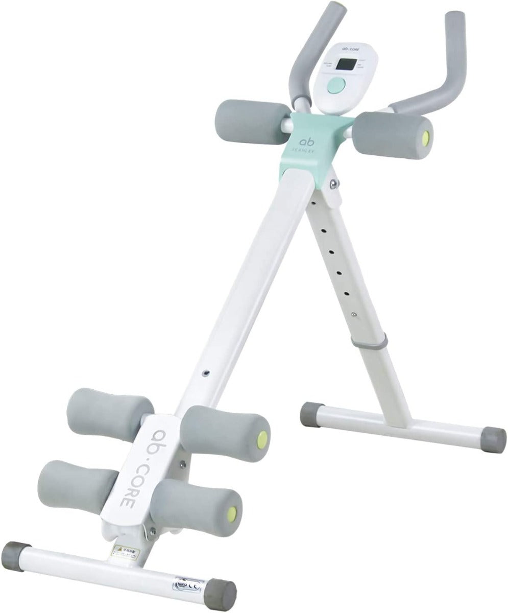 Leikefitness AB9300 Height Adjustable Ab Trainer Abdominal / Whole Body Workout Machine Waist Cruncher Core Toner, Leg, Thighs, Buttocks Shaper with LCD Monitor