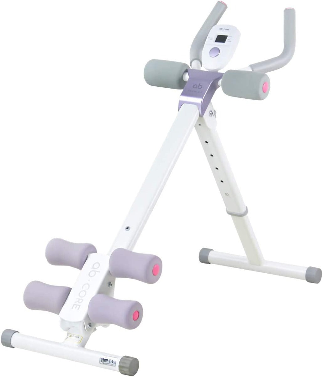 Leikefitness AB9300 Height Adjustable Ab Trainer Abdominal / Whole Body Workout Machine Waist Cruncher Core Toner, Leg, Thighs, Buttocks Shaper with LCD Monitor
