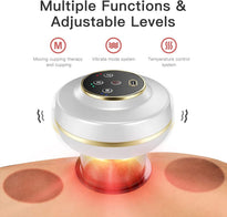 llmiin Electric Cupping Set, Heat, Vibrate & Cupping Therapy