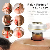 llmiin Electric Cupping Set, Heat, Vibrate & Cupping Therapy