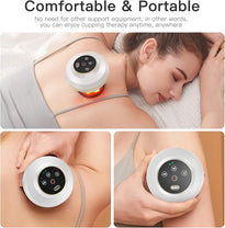 llmiin Electric Cupping Set, Heat, Vibrate & Cupping Therapy