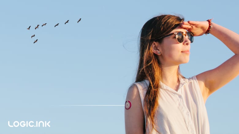 LogicInk UV Sensor Temporary Tattoo 10Pcs