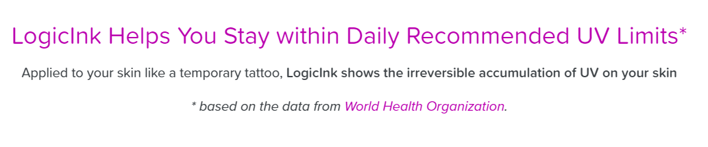 LogicInk UV Sensor Temporary Tattoo 10Pcs