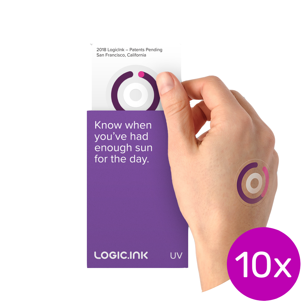 LogicInk UV Sensor Temporary Tattoo 10Pcs