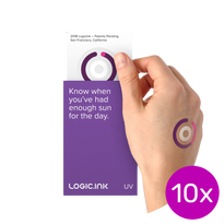 LogicInk UV Sensor Temporary Tattoo 10Pcs