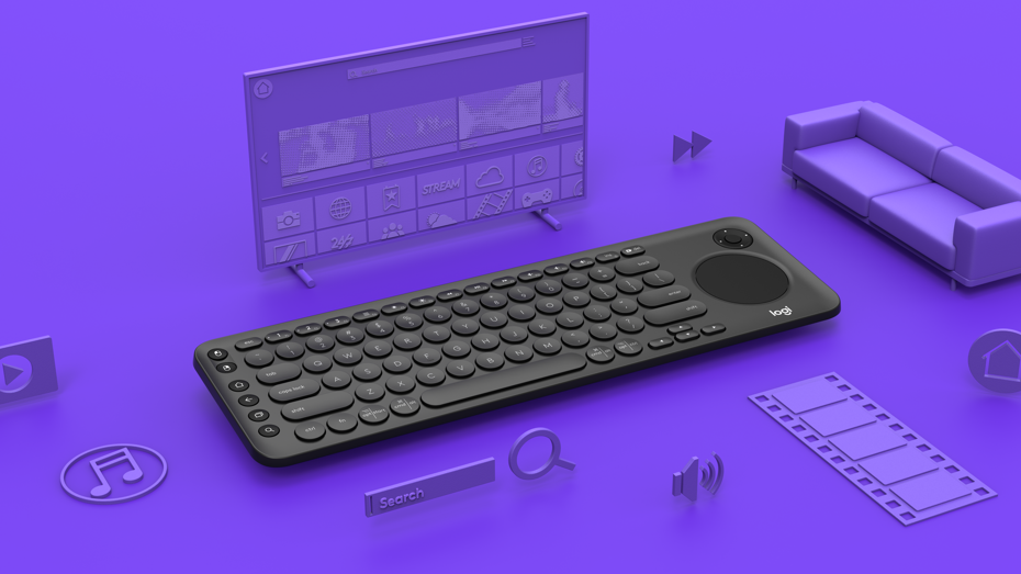 K600 Smart TV Typing and Navigation Keyboard