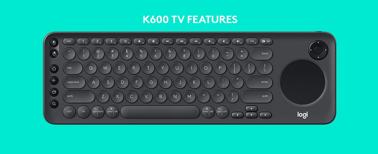 K600 Smart TV Typing and Navigation Keyboard