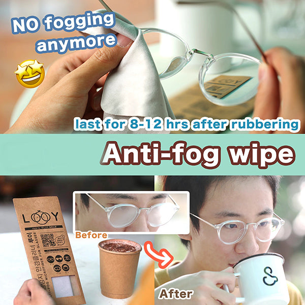 Anti-Fog Microfiber for Glasses & Goggles