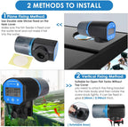 Lukovee Automatic Fish Feeder with Food Dispenser 200ML