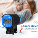 Lukovee Automatic Fish Feeder with Food Dispenser 200ML