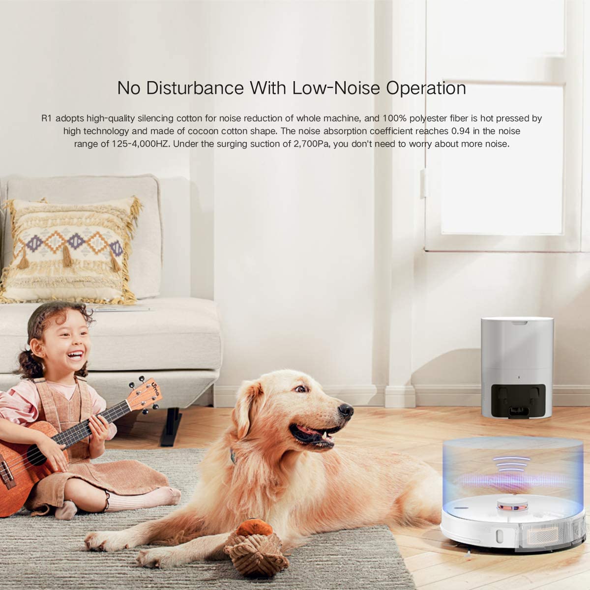 Lydsto R1 Robotic Vacuum Cleaner (White)